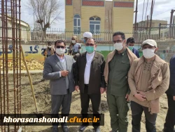 بازدید میدانی دکتر نظری  از گروههای جهادی دانشجویان و سایر افراد شرکت کننده در اردوی جهادی؛ روز شنبه هفتم فروردین ماه ۱۴۰۰ 2