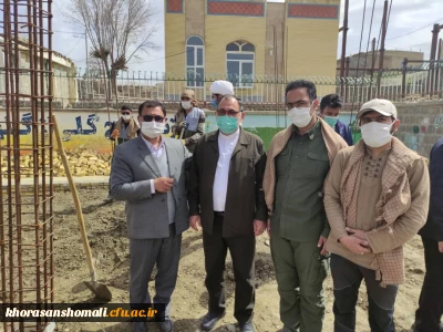 بازدید میدانی دکتر نظری  از گروههای جهادی دانشجویان و سایر افراد شرکت کننده در اردوی جهادی؛ روز شنبه هفتم فروردین ماه ۱۴۰۰