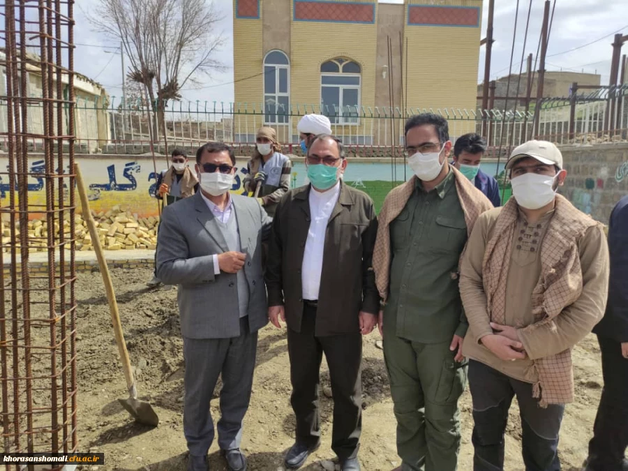 بازدید میدانی دکتر نظری  از گروههای جهادی دانشجویان و سایر افراد شرکت کننده در اردوی جهادی؛ روز شنبه هفتم فروردین ماه ۱۴۰۰ 2