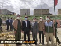 بازدید میدانی دکتر نظری  از گروههای جهادی دانشجویان و سایر افراد شرکت کننده در اردوی جهادی؛ روز شنبه هفتم فروردین ماه ۱۴۰۰ 4