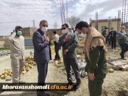 بازدید میدانی دکتر نظری  از گروههای جهادی دانشجویان و سایر افراد شرکت کننده در اردوی جهادی؛ روز شنبه هفتم فروردین ماه ۱۴۰۰ 5