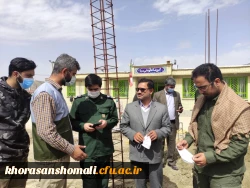 بازدید میدانی دکتر نظری  از گروههای جهادی دانشجویان و سایر افراد شرکت کننده در اردوی جهادی؛ روز شنبه هفتم فروردین ماه ۱۴۰۰ 7