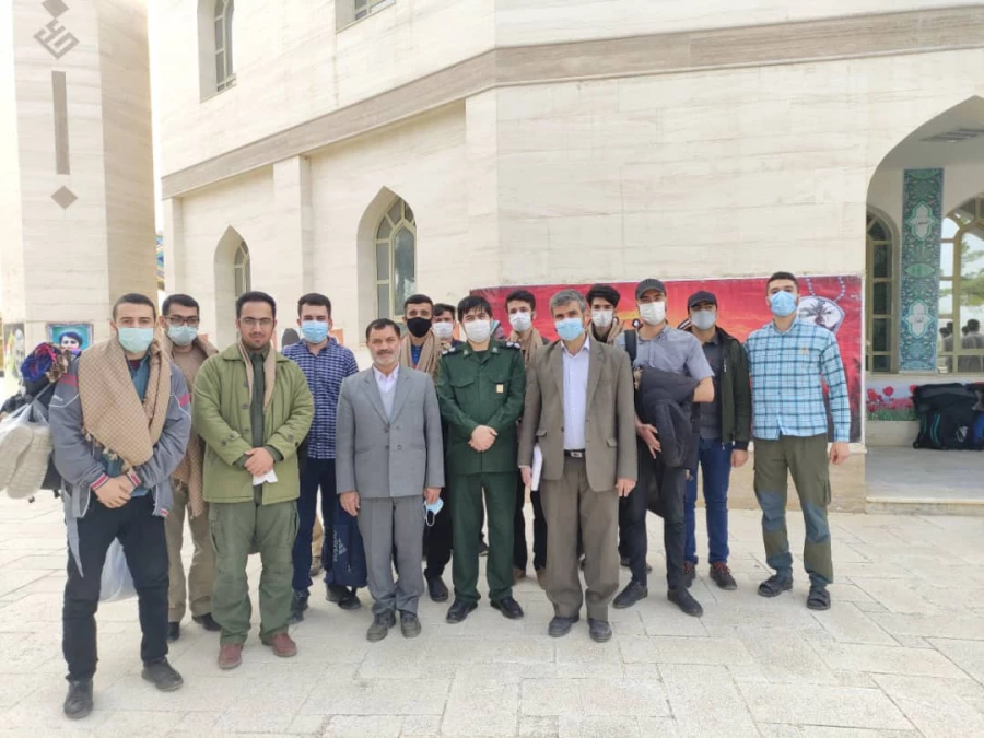 مراسم اعزام گروههای جهادی دانشجویان دانشگاه فرهنگیان روز چهارشنبه چهارم فروردین ۱۴۰۰ 6