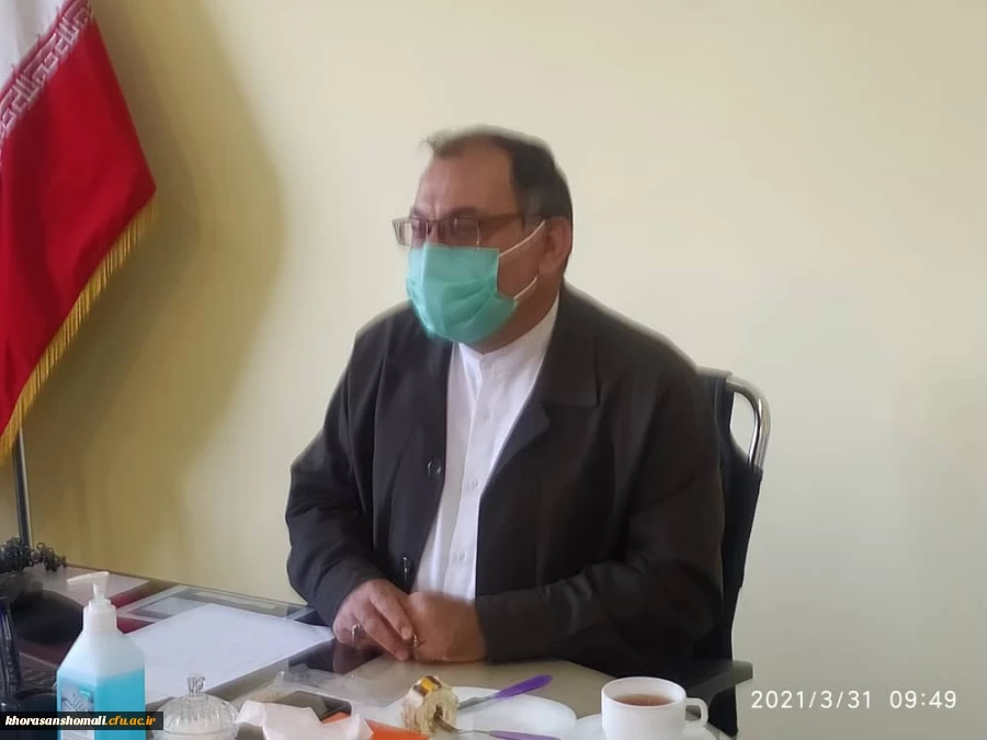بازدید نماینده مجلس شورای اسلامی جناب آقای دکترسید محمد پاکمهر از دانشگاه فرهنگیان خراسان شمالی 2
