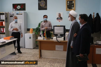 دیدار نوروزی دکتر نظری  ریاست دانشگاه با کارکنان پردیس امام محمد باقر (ع) 