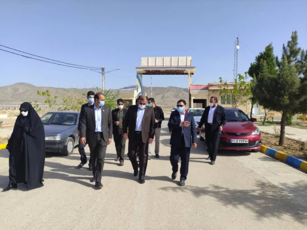 بازدید معاون عمرانی استاندار خراسان شمالی از پردیس امام باقر علیه السلام (برای کمک به تکمیل پروژه های نا تمام پردیس) 2