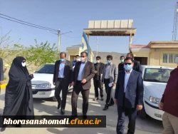 بازدید معاون عمرانی استاندار خراسان شمالی از پردیس امام باقر علیه السلام (برای کمک به تکمیل پروژه های نا تمام پردیس) 2