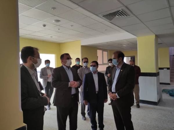 بازدید معاون عمرانی استاندار خراسان شمالی از پردیس امام باقر علیه السلام (برای کمک به تکمیل پروژه های نا تمام پردیس) 2