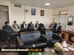 بازدید معاون عمرانی استاندار خراسان شمالی از پردیس امام باقر علیه السلام (برای کمک به تکمیل پروژه های نا تمام پردیس) 2