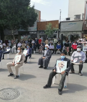 حضور مسئولین دانشگاه فرهنگیان خراسان شمالی در همایش دفاع از قدس و جبهه مقاومت در میدان شهید بجنورد 4