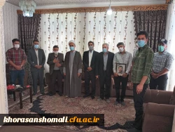 دیدار با خانواده مرحوم دانشجو معلم  (کمک سرپرست ) مهدی قدرتی در هفته سرای دانشجویی  2