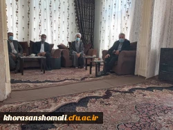 دیدار با خانواده مرحوم دانشجو معلم  (کمک سرپرست ) مهدی قدرتی در هفته سرای دانشجویی  2