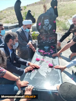 دیدار با خانواده مرحوم دانشجو معلم  (کمک سرپرست ) مهدی قدرتی در هفته سرای دانشجویی 