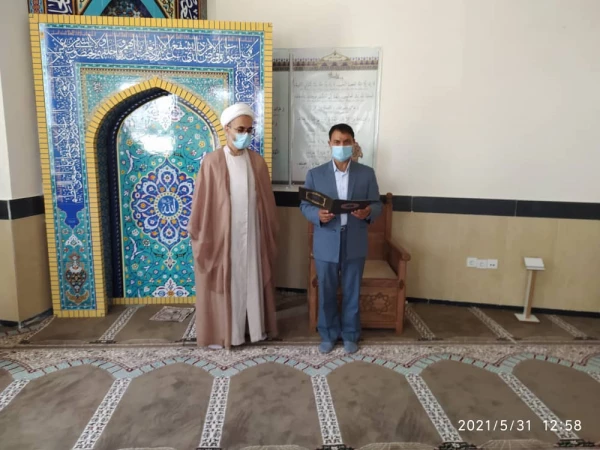 تقدیر از کارشناس مسئول امو دانشجویی پردیس امام محمد باقر (ع)  2