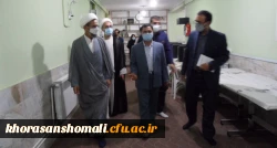 بازدید امام جمعه  استان خراسان شمالی از سراهای دانشجویی(خوابگاه های) پردیس خواهران دانشگاه فرهنگیان استان 2