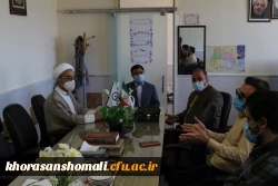 جلسه قرارداد برای زیبا سازی محوطه گلزار شهدای دانشگاه فرهنگیان استان  2