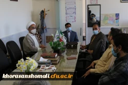 جلسه قرارداد برای زیبا سازی محوطه گلزار شهدای دانشگاه فرهنگیان استان  5