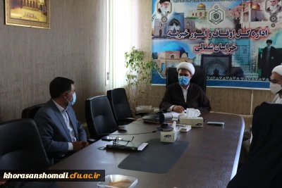 دیدار دکتر محمد علی نظری با ریاست اداره اوقاف استان 