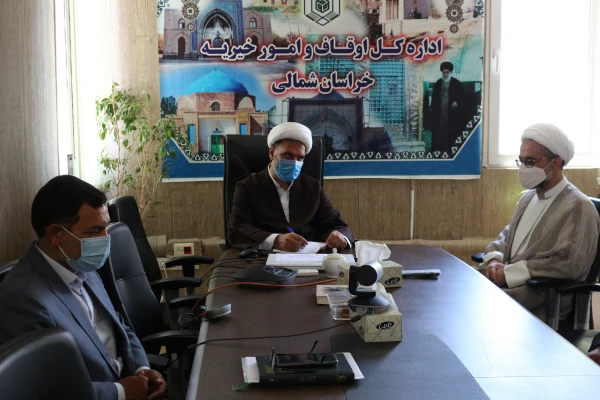 دیدار دکتر محمد علی نظری با ریاست اداره اوقاف استان  2