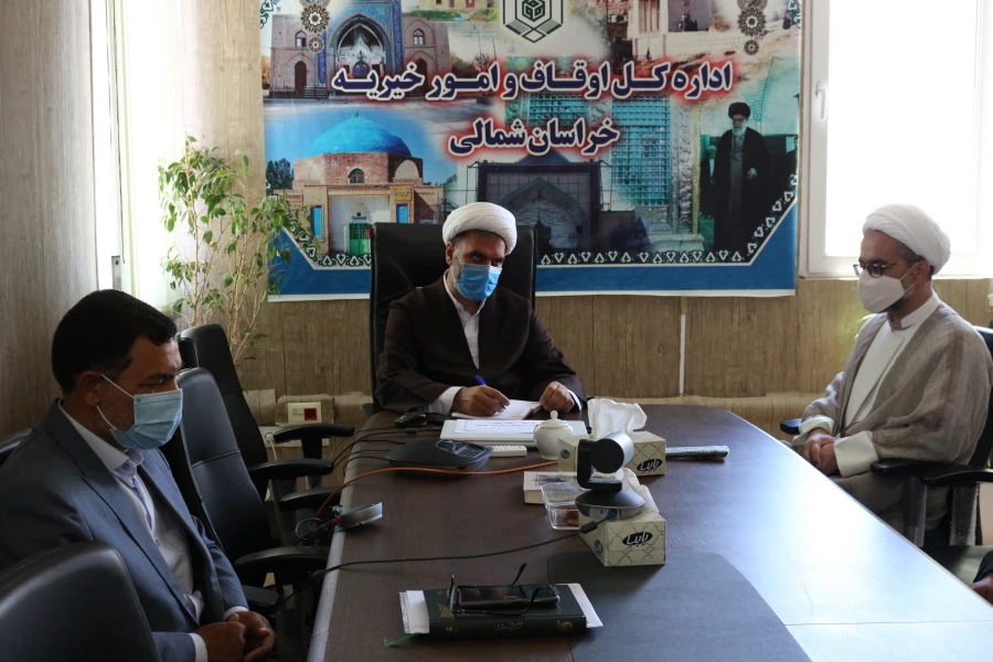 دیدار دکتر محمد علی نظری با ریاست اداره اوقاف استان  2