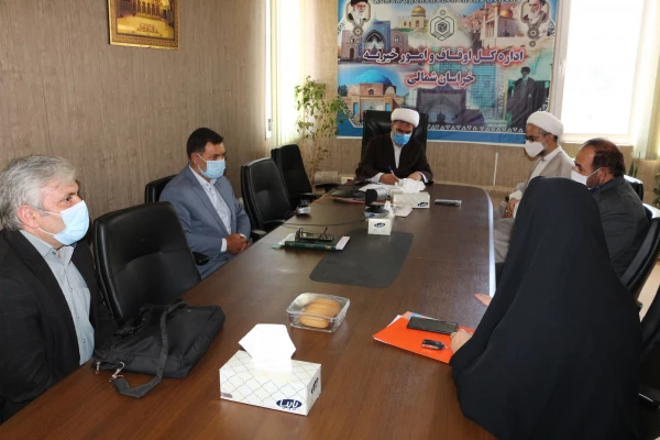 دیدار دکتر محمد علی نظری با ریاست اداره اوقاف استان  3