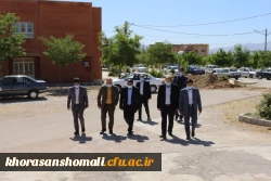 بازدید  معاونت دانشجویی دانشگاه فرهنگیان جناب آقای دکتر پرویز انصاری و دکتر ابوالفضل دلقندی از پردیس  امام محمد باقر (ع)  2