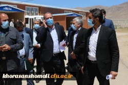 بازدید  معاونت دانشجویی دانشگاه فرهنگیان جناب آقای دکتر پرویز انصاری و دکتر ابوالفضل دلقندی از پردیس  امام محمد باقر (ع)  2