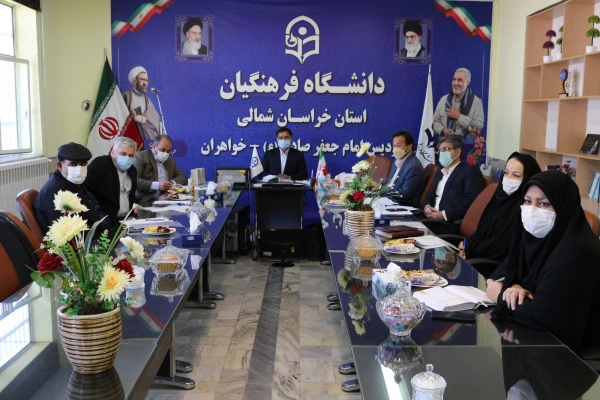 بازدید معاونت دانشجویی دانشگاه فرهنگیان جناب آقای دکتر پرویز انصاری و دکتر ابوالفضل دلقندی از  پردیس امام جعفر صادق (ع) واحد خوهران 2