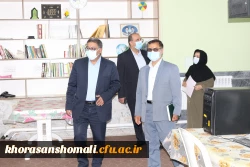 بازدید معاونت دانشجویی دانشگاه فرهنگیان جناب آقای دکتر پرویز انصاری و دکتر ابوالفضل دلقندی از  پردیس امام جعفر صادق (ع) واحد خوهران 2