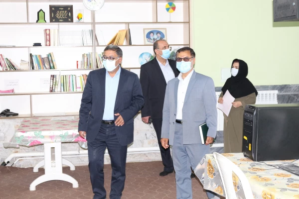 بازدید معاونت دانشجویی دانشگاه فرهنگیان جناب آقای دکتر پرویز انصاری و دکتر ابوالفضل دلقندی از  پردیس امام جعفر صادق (ع) واحد خوهران 2