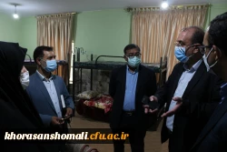 بازدید معاونت دانشجویی دانشگاه فرهنگیان جناب آقای دکتر پرویز انصاری و دکتر ابوالفضل دلقندی از  پردیس امام جعفر صادق (ع) واحد خوهران 2