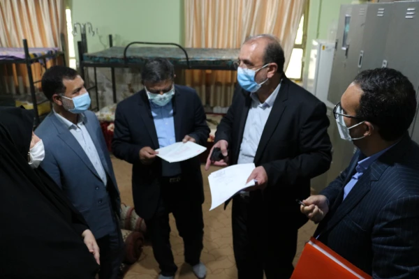 بازدید معاونت دانشجویی دانشگاه فرهنگیان جناب آقای دکتر پرویز انصاری و دکتر ابوالفضل دلقندی از  پردیس امام جعفر صادق (ع) واحد خوهران 2