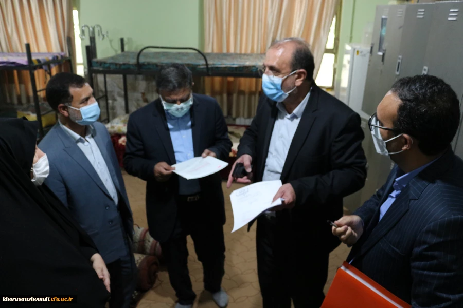 بازدید معاونت دانشجویی دانشگاه فرهنگیان جناب آقای دکتر پرویز انصاری و دکتر ابوالفضل دلقندی از  پردیس امام جعفر صادق (ع) واحد خوهران 2