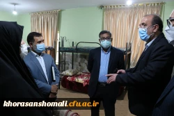 بازدید معاونت دانشجویی دانشگاه فرهنگیان جناب آقای دکتر پرویز انصاری و دکتر ابوالفضل دلقندی از  پردیس امام جعفر صادق (ع) واحد خوهران 2