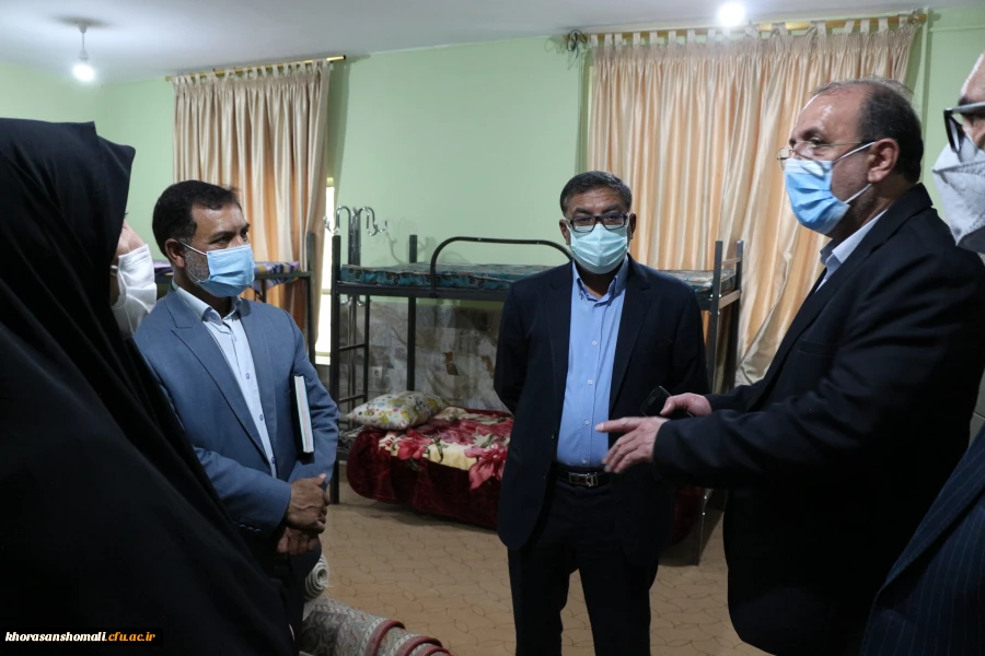 بازدید معاونت دانشجویی دانشگاه فرهنگیان جناب آقای دکتر پرویز انصاری و دکتر ابوالفضل دلقندی از  پردیس امام جعفر صادق (ع) واحد خوهران 2