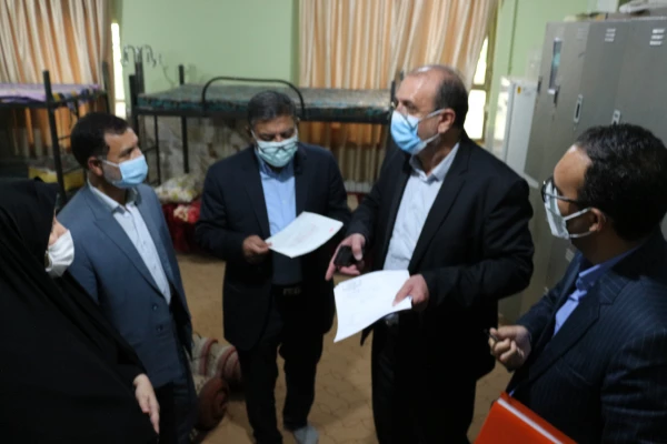 بازدید معاونت دانشجویی دانشگاه فرهنگیان جناب آقای دکتر پرویز انصاری و دکتر ابوالفضل دلقندی از  پردیس امام جعفر صادق (ع) واحد خوهران 2