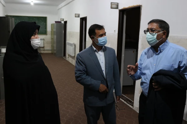 بازدید معاونت دانشجویی دانشگاه فرهنگیان جناب آقای دکتر پرویز انصاری و دکتر ابوالفضل دلقندی از  پردیس امام جعفر صادق (ع) واحد خوهران 2