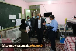 بازدید معاونت دانشجویی دانشگاه فرهنگیان جناب آقای دکتر پرویز انصاری و دکتر ابوالفضل دلقندی از  پردیس امام جعفر صادق (ع) واحد خوهران 2