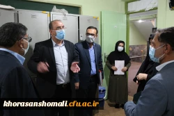 بازدید معاونت دانشجویی دانشگاه فرهنگیان جناب آقای دکتر پرویز انصاری و دکتر ابوالفضل دلقندی از  پردیس امام جعفر صادق (ع) واحد خوهران 2