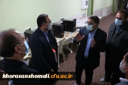 بازدید معاونت دانشجویی دانشگاه فرهنگیان جناب آقای دکتر پرویز انصاری و دکتر ابوالفضل دلقندی از  پردیس امام جعفر صادق (ع) واحد خوهران 2