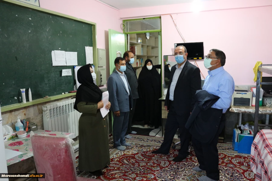 بازدید معاونت دانشجویی دانشگاه فرهنگیان جناب آقای دکتر پرویز انصاری و دکتر ابوالفضل دلقندی از  پردیس امام جعفر صادق (ع) واحد خوهران 2