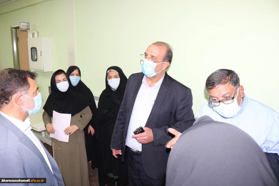 بازدید معاونت دانشجویی دانشگاه فرهنگیان جناب آقای دکتر پرویز انصاری و دکتر ابوالفضل دلقندی از  پردیس امام جعفر صادق (ع) واحد خوهران 2