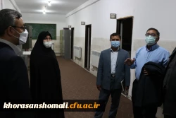 بازدید معاونت دانشجویی دانشگاه فرهنگیان جناب آقای دکتر پرویز انصاری و دکتر ابوالفضل دلقندی از  پردیس امام جعفر صادق (ع) واحد خوهران 2