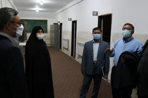 بازدید معاونت دانشجویی دانشگاه فرهنگیان جناب آقای دکتر پرویز انصاری و دکتر ابوالفضل دلقندی از  پردیس امام جعفر صادق (ع) واحد خوهران 2