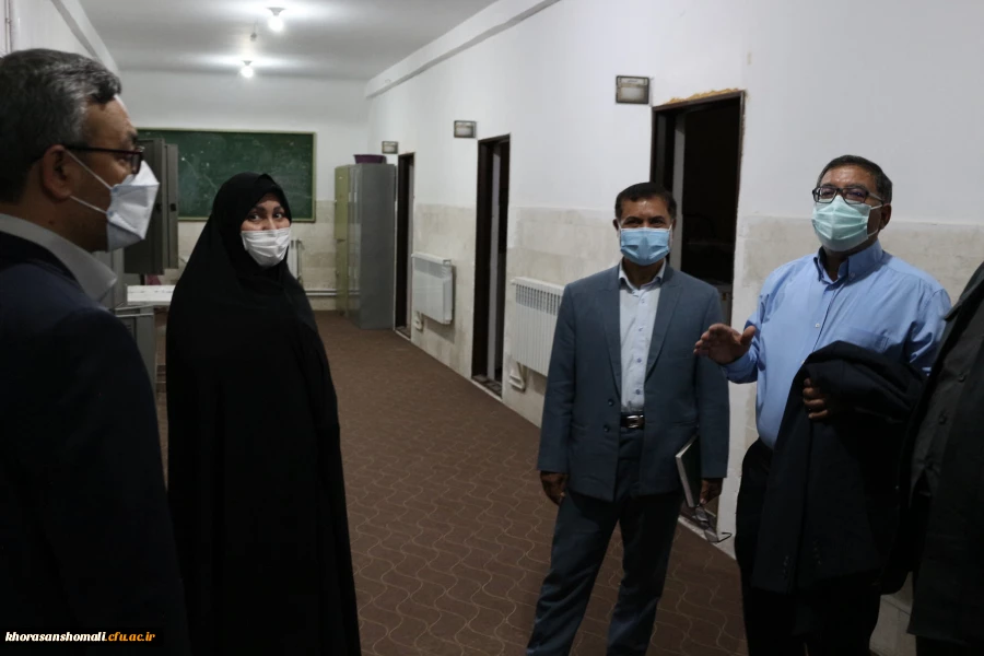 بازدید معاونت دانشجویی دانشگاه فرهنگیان جناب آقای دکتر پرویز انصاری و دکتر ابوالفضل دلقندی از  پردیس امام جعفر صادق (ع) واحد خوهران 2