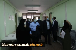 بازدید معاونت دانشجویی دانشگاه فرهنگیان جناب آقای دکتر پرویز انصاری و دکتر ابوالفضل دلقندی از  پردیس امام جعفر صادق (ع) واحد خوهران 2