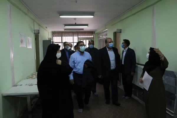 بازدید معاونت دانشجویی دانشگاه فرهنگیان جناب آقای دکتر پرویز انصاری و دکتر ابوالفضل دلقندی از  پردیس امام جعفر صادق (ع) واحد خوهران 2