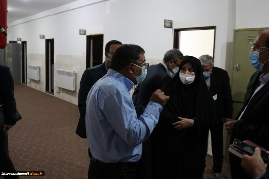 بازدید معاونت دانشجویی دانشگاه فرهنگیان جناب آقای دکتر پرویز انصاری و دکتر ابوالفضل دلقندی از  پردیس امام جعفر صادق (ع) واحد خوهران 2