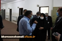 بازدید معاونت دانشجویی دانشگاه فرهنگیان جناب آقای دکتر پرویز انصاری و دکتر ابوالفضل دلقندی از  پردیس امام جعفر صادق (ع) واحد خوهران 2