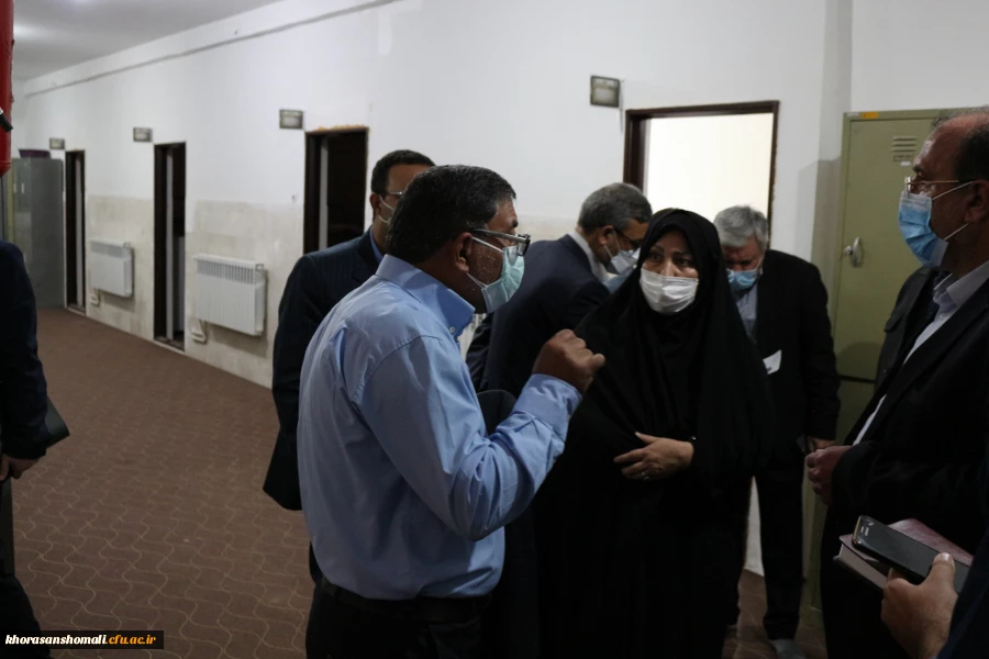 بازدید معاونت دانشجویی دانشگاه فرهنگیان جناب آقای دکتر پرویز انصاری و دکتر ابوالفضل دلقندی از  پردیس امام جعفر صادق (ع) واحد خوهران 2